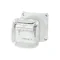 Caja de conexiones de superficie DK 0606 GZ 130x130x77mm con regleta de bornes de 6mm IP66 gris