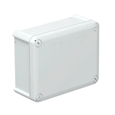 Caja de conexiones T 160 OE sin orificio de entrada