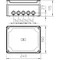 Caja de conexiones T 250 HD TR con tapa transparente
