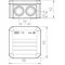Caja de conexiones T-SERIES T40 gris claro