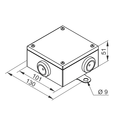 Caja de conexiones y conexiones metálicas PMO1(5/3)