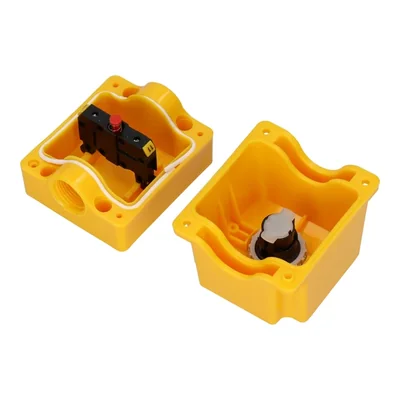 Caja de control K1 con botón STOP