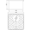 Caja de control mural; 150x150x100 mm, blanca /TW/