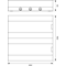 Caja de distribución de superficie SRn-2x18/B (36) (N+PE)