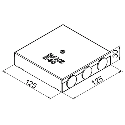 Caja de empalme y ramal de PMKO