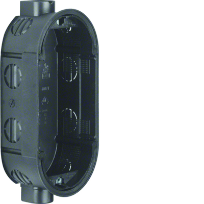 Caja de empotrar TS Oval IP20 negro
