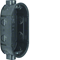 Caja de empotrar TS Oval IP20 negro