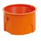 Caja de empotrar Z60KF fi60mm, placa naranja