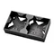 Caja de instalación doble ARIA - negro mate
