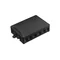 Caja de montaje en superficie 90x130 CLICK, hermética, negra, IP54