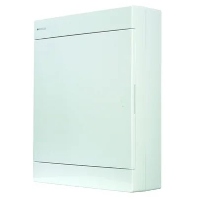 Caja de montaje en superficie DINAMIC 24DIN con puerta blanca
