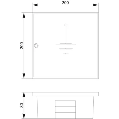Caja (de prueba) de protección contra rayos de tierra - SZO II