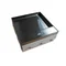 Caja de suelo 12M – caja de suelo para el montaje de tomas de corriente estándar de 22,5 x 45 mm (45 x 45 mm)