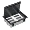 Caja de suelo de 6 módulos, 12x K45, profundidad 93mm + 2x SM302/9, gris grafito