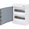 Caja de superficie 24 mod. Puertas transparentes ECT24PT-s