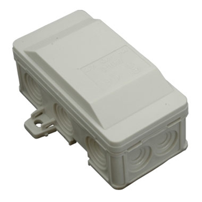 Caja de superficie, carcasa clic hermética, IP54, 90x45x40mm