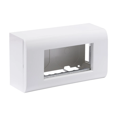 Caja de superficie de 4 módulos