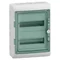 Caja de superficie Mureva (antigua Kaedra) IP65 MRV-2-12-NT-T puerta transparente 2 filas 12 módulos/fila