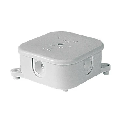 Caja de superficie sin inserto 85x85x40mm IP44 blanco