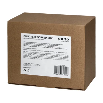 Caja de toma de suelo OR-GP-9201 para suelos de hormigón
