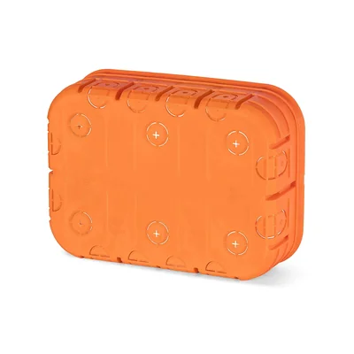 Caja empotrada M6x60F MULTIWALL naranja