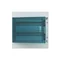 Caja gris 65P18X22A, 36 m, IP65, 125 A, clase II, 435 x 430 x 155 mm (alto x ancho x profundidad) | Carriles DIN | Puerta transparente | Tornillo N+PE