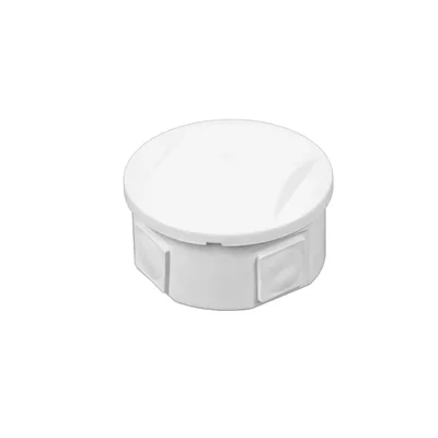 Caja hermética S-BOX 80x40, 4 prensaestopas, cuadrada, blanca, IP44
