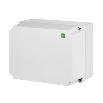 Caja industrial de montaje en superficie 105x105x140 IP 65 - gris