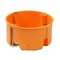 Caja para paredes vacías, placa naranja fi60 de 35mm