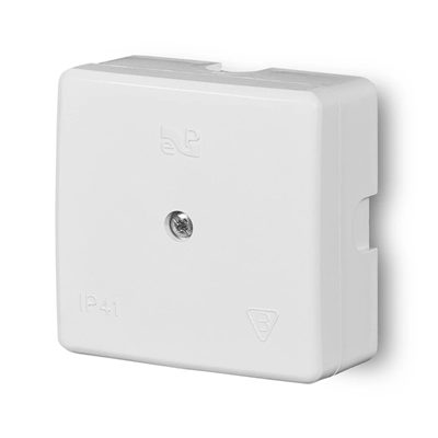 Caja vacía hermética 60x60x30mm IP41 blanca