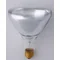 Calentador de infrarrojos transparente R123 E27 175W 230V vidrio blando con doble reflector
