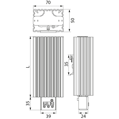 Calentador semiconductor GRZ50