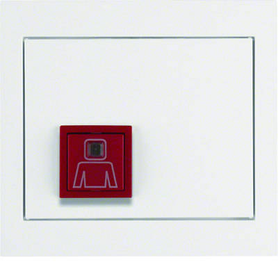 Call button frame K.1 glossy white