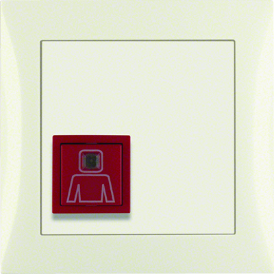 Call button with frame S.1 cream gloss