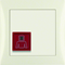 Call button with frame S.1 cream gloss
