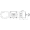 Cam switch 100A, single-pole 1-0-2 switch, in OB18 housing