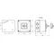 Cam switch 100A, three-phase start switch (0,y,a), in OB18 housing