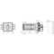 Cam switch 16A, L-O-R reversing switch, rail-mounted gray face black knob