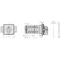 Cam switch 16A, L-O-R reversing switch, rail-mounted gray face black knob