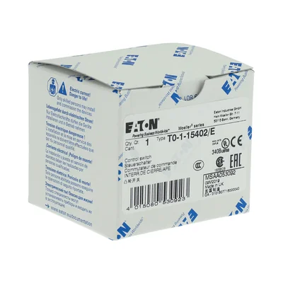 Cam switch, 20A, 6.5kW, T0-1-15402/E