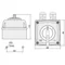 Cam switch arc E25-13/5 IP-65 for padlock