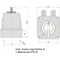 Cam switch ŁK 63-13/5 On-Off 0-I for padlock IP-65