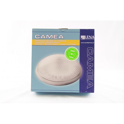 CAMEA RCR Plafón con sensor de movimiento 75W E27 IP44 blanco mate