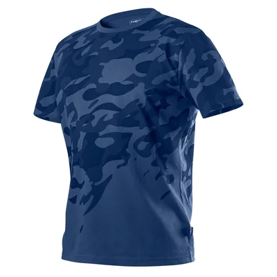 Camo Navy Work T-shirt, Size L