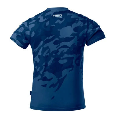 Camo Navy Work T-shirt, Size M