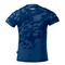 Camouflage-Arbeits-T-Shirt in Marineblau, Größe L