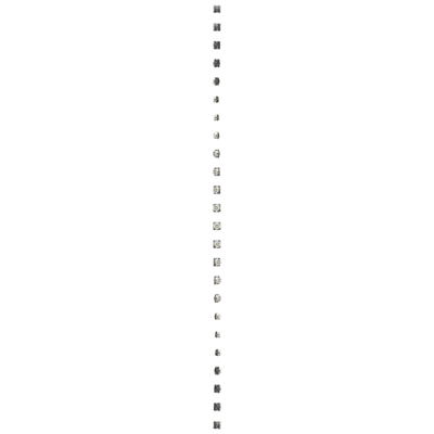 Campanello elettronico (modulo) 230V antracite (metallico)