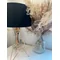 CAMPORALE Table lamp E27 IP20 copper with black shade