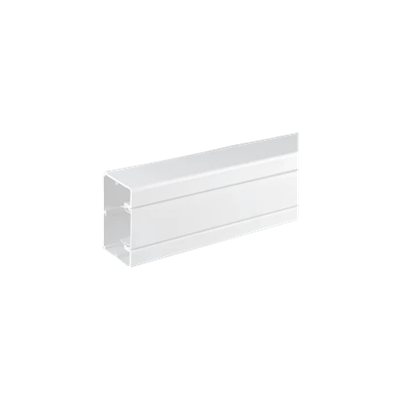 canal de 1 celda Cabloplus PVC 90x55mm, blanco puro