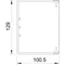 Canal WDK 100X130 CZB, WDK100130RW